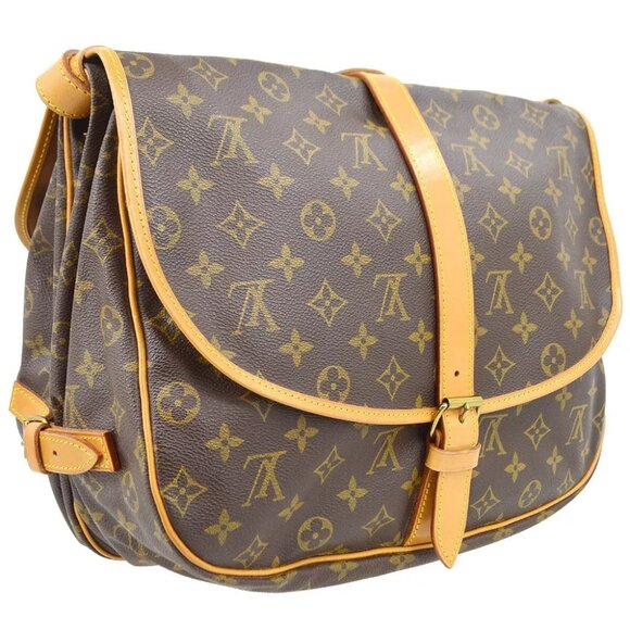 Auth Louis Vuitton SAUMUR 35 MESSENGER SHOULDER BAG MONOGRAM - Picture 2 of 12
